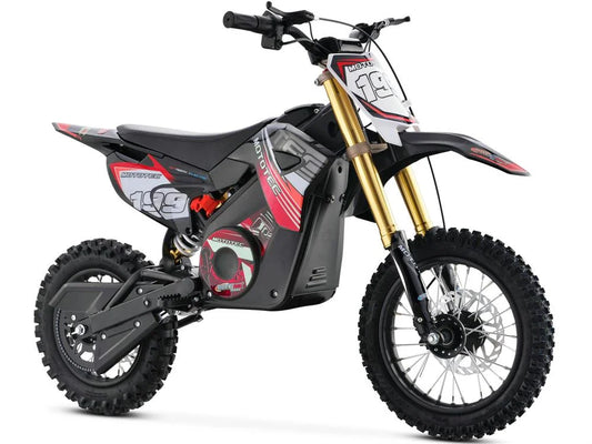 36V Pro Electric 1000W Dirt Bike, Red