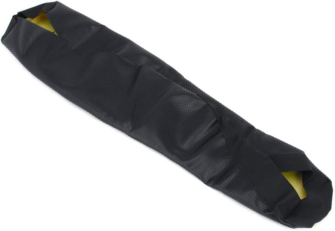 Dirt Bike Seat Cover,Motorcycle Cushion with Non-Slip Rubber Striped for RM125 RM250 1996-2000 - Gold