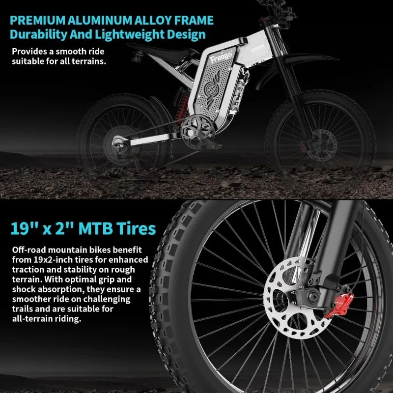 X2 Electric Motorcycles 6000W Brushless Gearless Motors 60V30AH Lithium Battery Speed 85Kmh Adult off Road Ebike