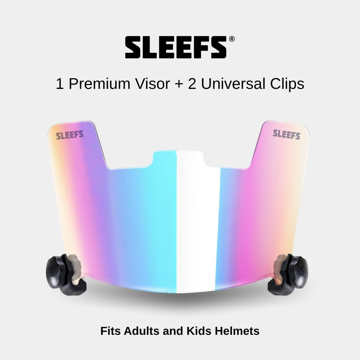 Bifrost Rainbow Football Helmet Eye-Shield Visor