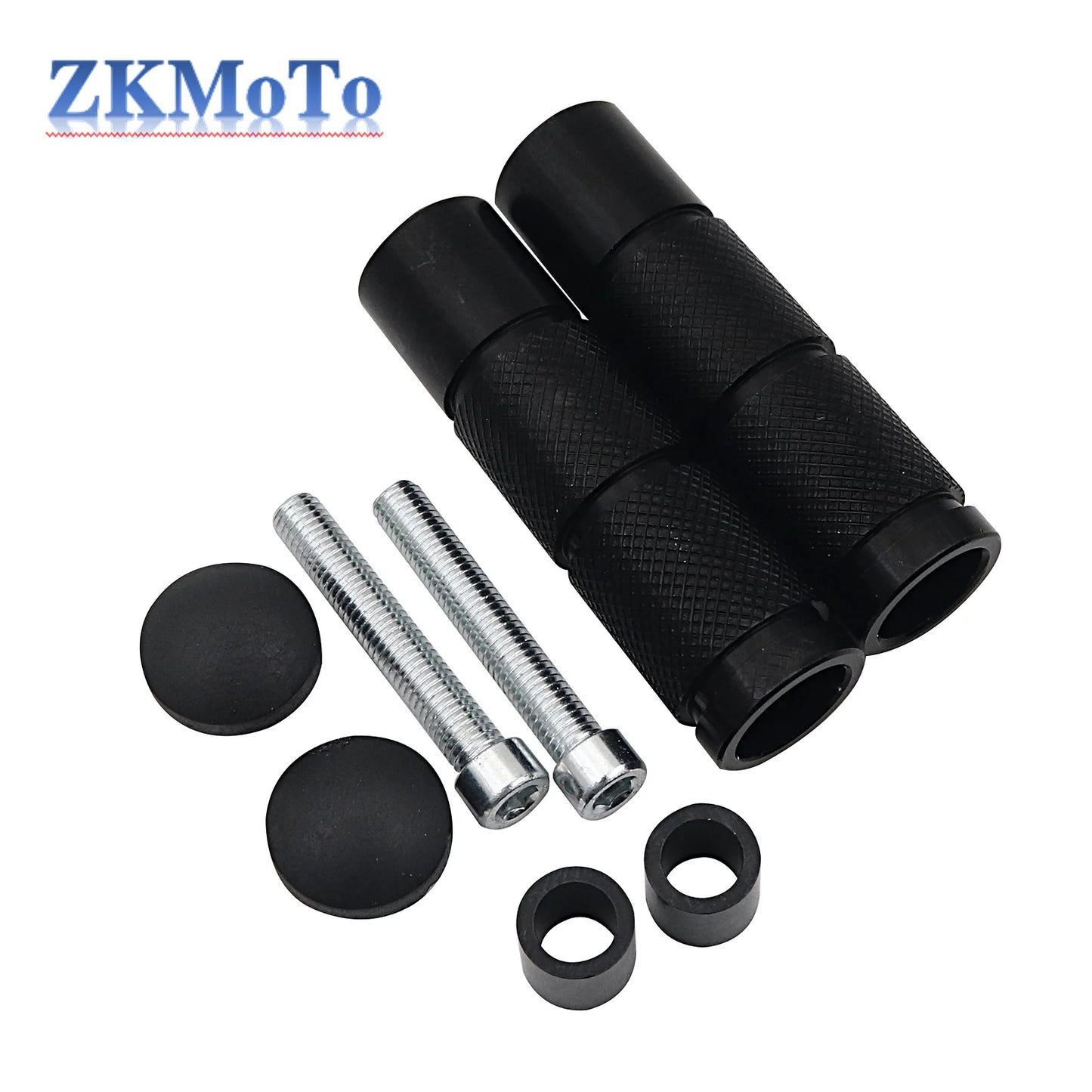 Motorcycle ATV Bike CNC Scooter Dirt Bike Aluminum M8 Footrests Foot Pegs Pedals for Honda Kawasaki Suzuki Yamaha KTM Universal