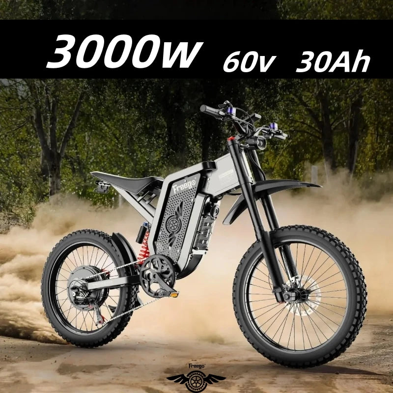 X2 Electric Motorcycles 6000W Brushless Gearless Motors 60V30AH Lithium Battery Speed 85Kmh Adult off Road Ebike
