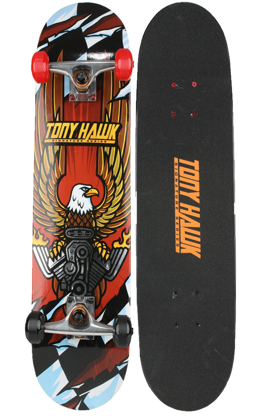 31" Standard Popsicle Hawk Engine Metallic Complete Skateboard, 50 Mm Wheels