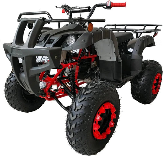 200 ATV Quad 4 Wheelers Utility ATV Full Size ATV Adult Atvs Big Youth Atvs | Black