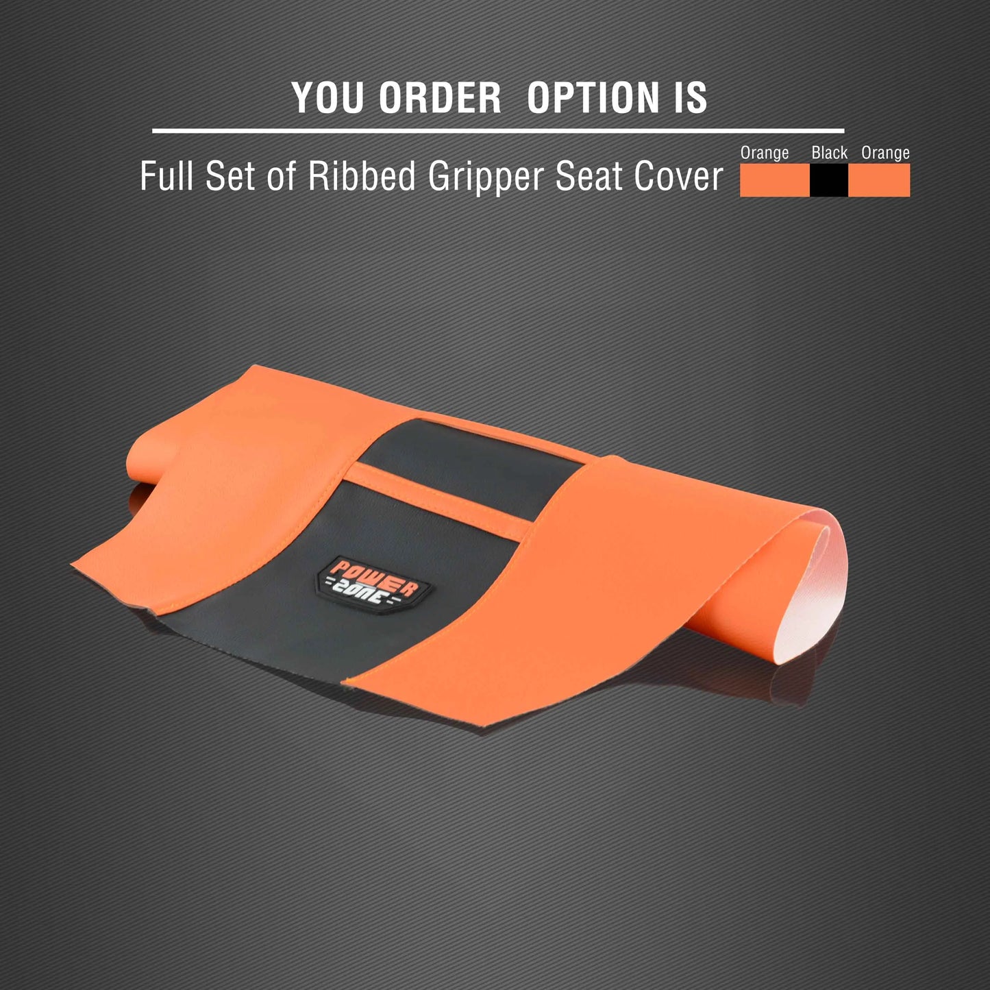 Motorcycle Pro Ribbed Rubber Artificial Leather Gripper Soft Seat Cover for HONDA YAMAHA SUZUKI KAWASAKI KTM Dirt Bike off Road