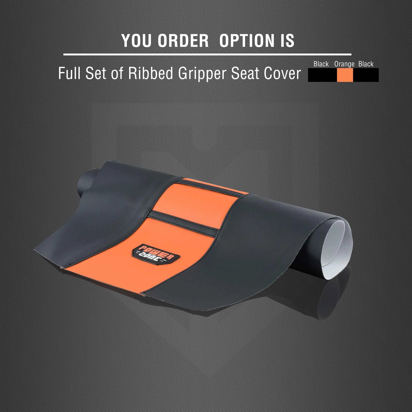 Motorcycle Pro Ribbed Rubber Artificial Leather Gripper Soft Seat Cover for HONDA YAMAHA SUZUKI KAWASAKI KTM Dirt Bike off Road