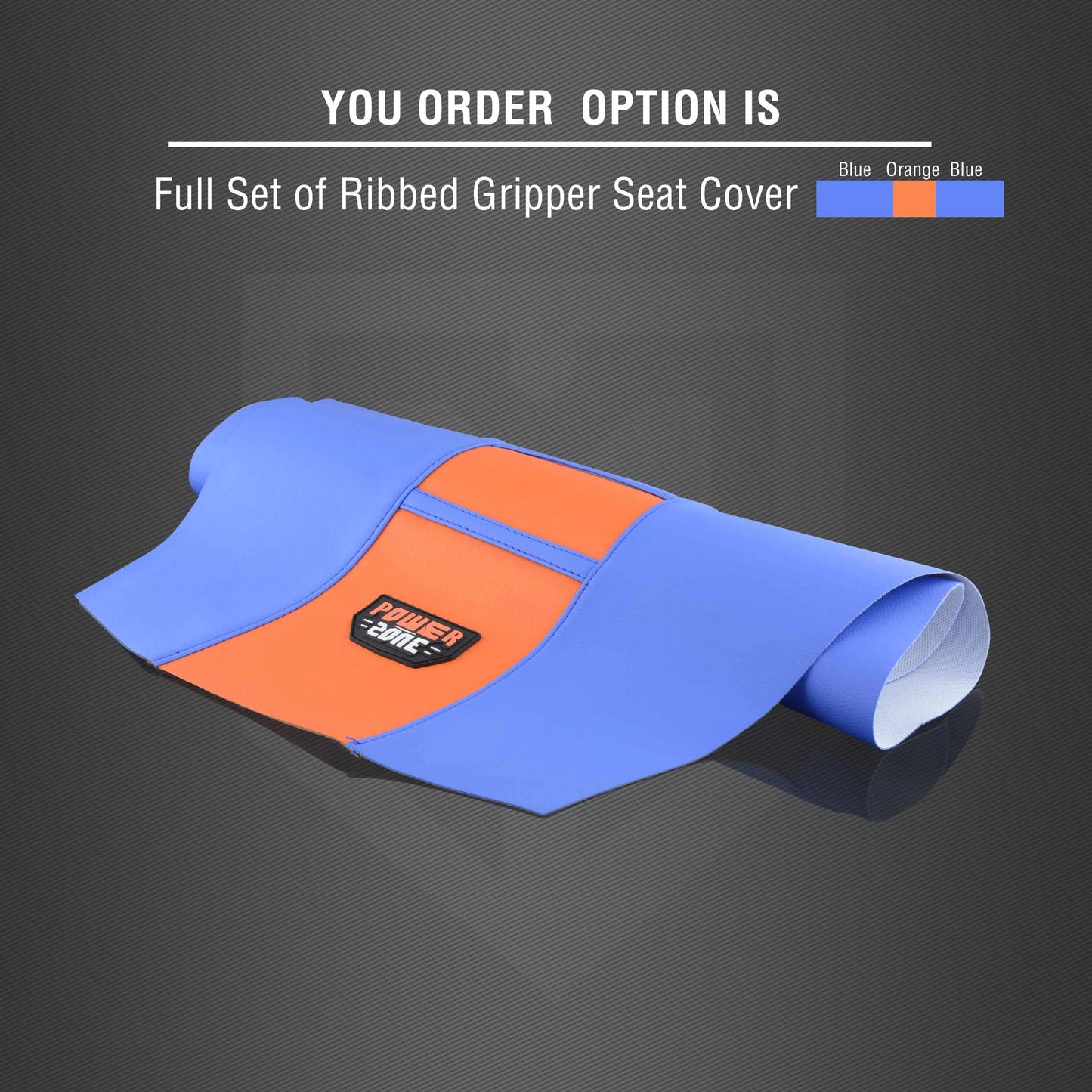 Motorcycle Pro Ribbed Rubber Artificial Leather Gripper Soft Seat Cover for HONDA YAMAHA SUZUKI KAWASAKI KTM Dirt Bike off Road