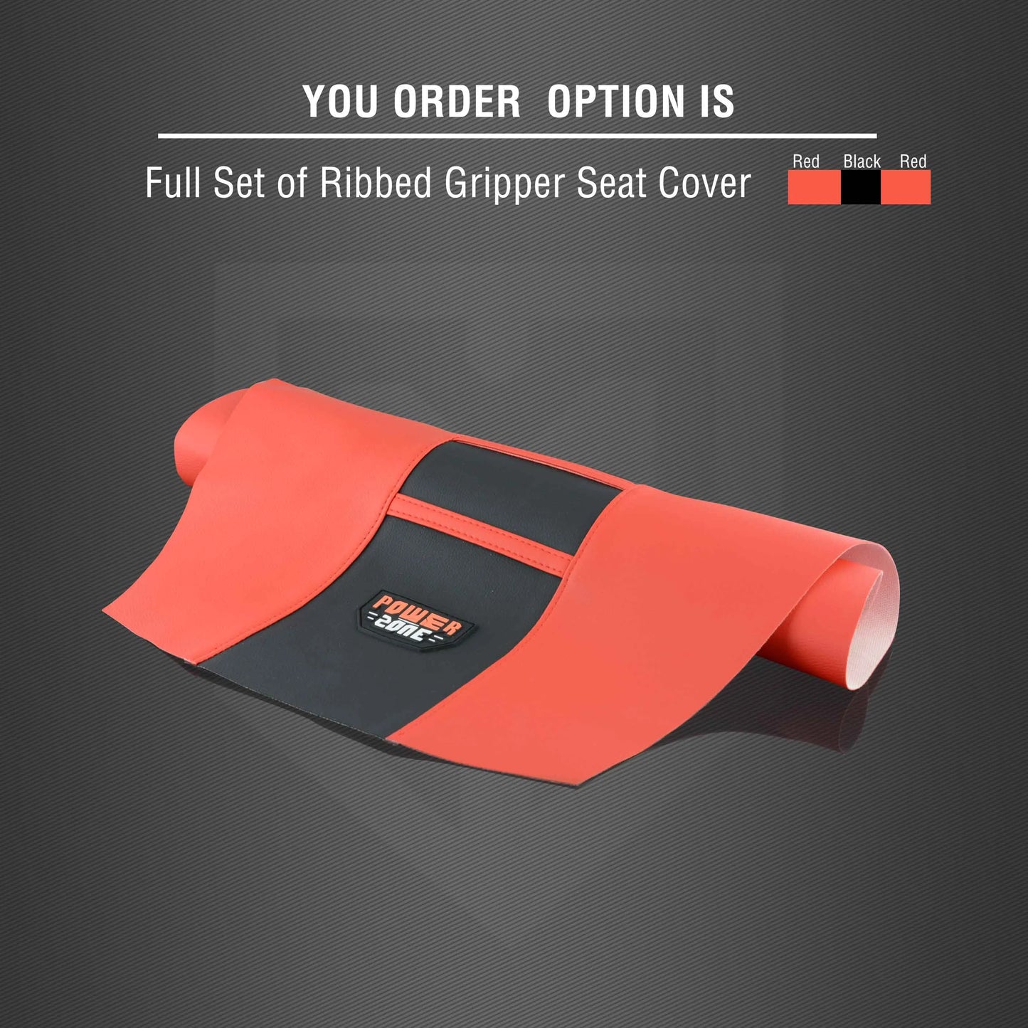 Motorcycle Pro Ribbed Rubber Artificial Leather Gripper Soft Seat Cover for HONDA YAMAHA SUZUKI KAWASAKI KTM Dirt Bike off Road