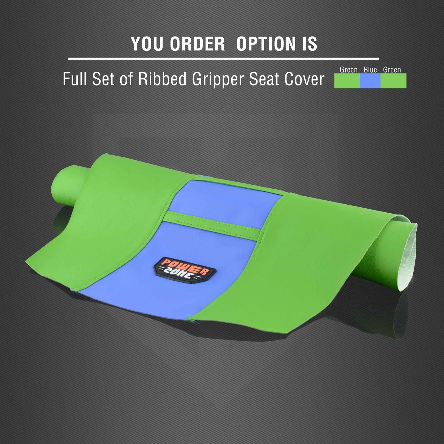 Motorcycle Pro Ribbed Rubber Artificial Leather Gripper Soft Seat Cover for HONDA YAMAHA SUZUKI KAWASAKI KTM Dirt Bike off Road