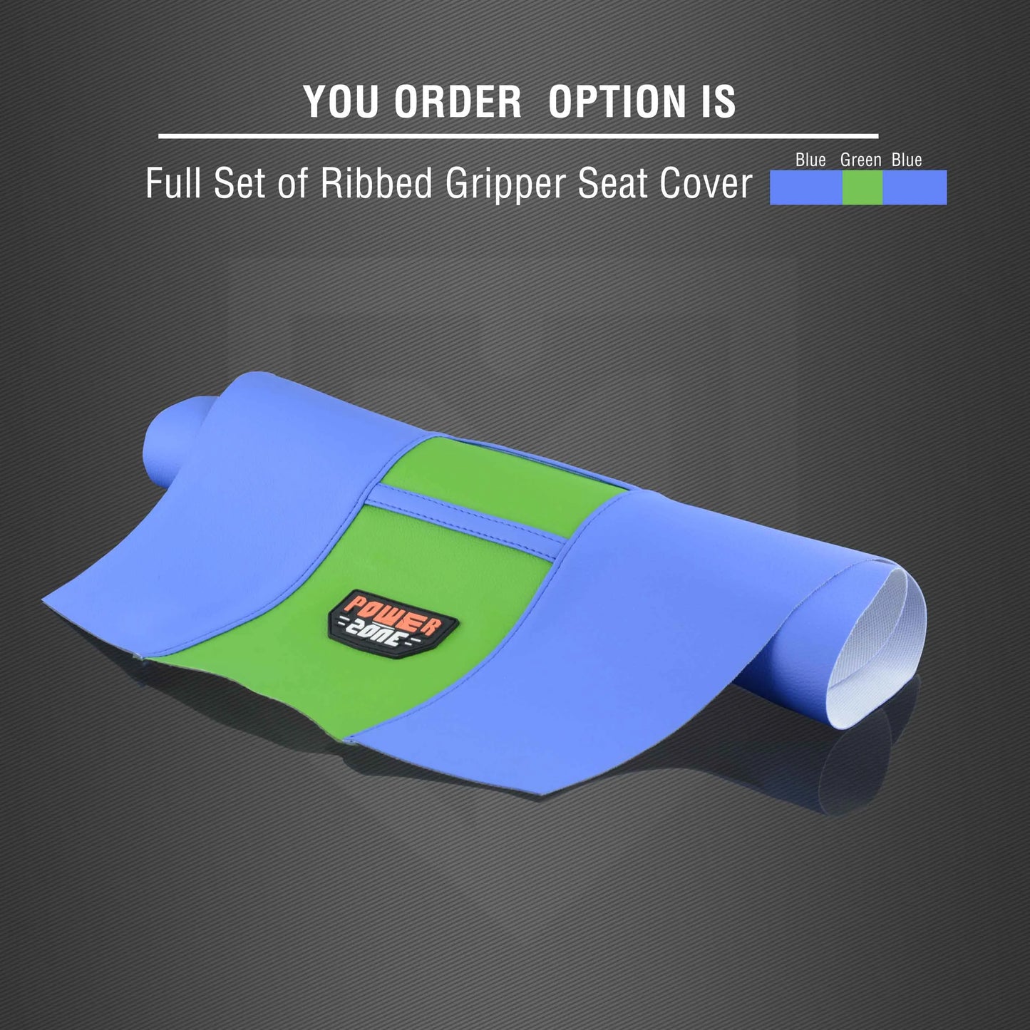 Motorcycle Pro Ribbed Rubber Artificial Leather Gripper Soft Seat Cover for HONDA YAMAHA SUZUKI KAWASAKI KTM Dirt Bike off Road