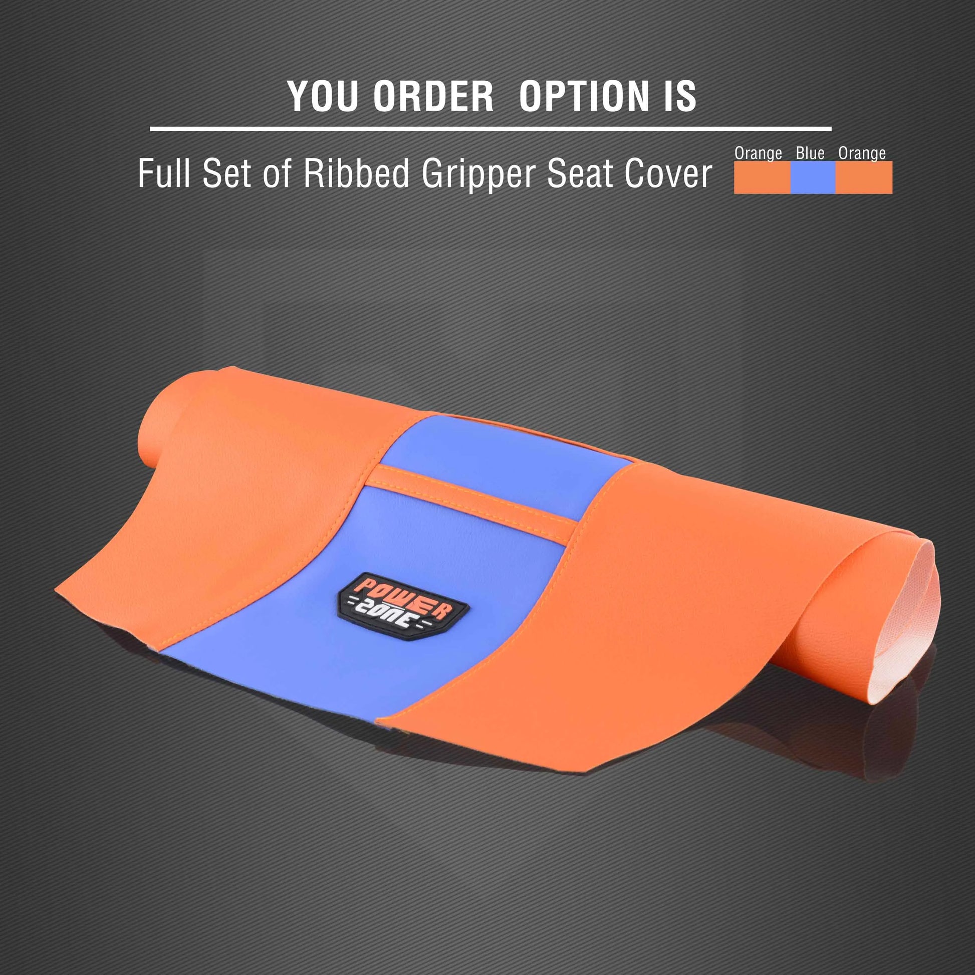 Motorcycle Pro Ribbed Rubber Artificial Leather Gripper Soft Seat Cover for HONDA YAMAHA SUZUKI KAWASAKI KTM Dirt Bike off Road