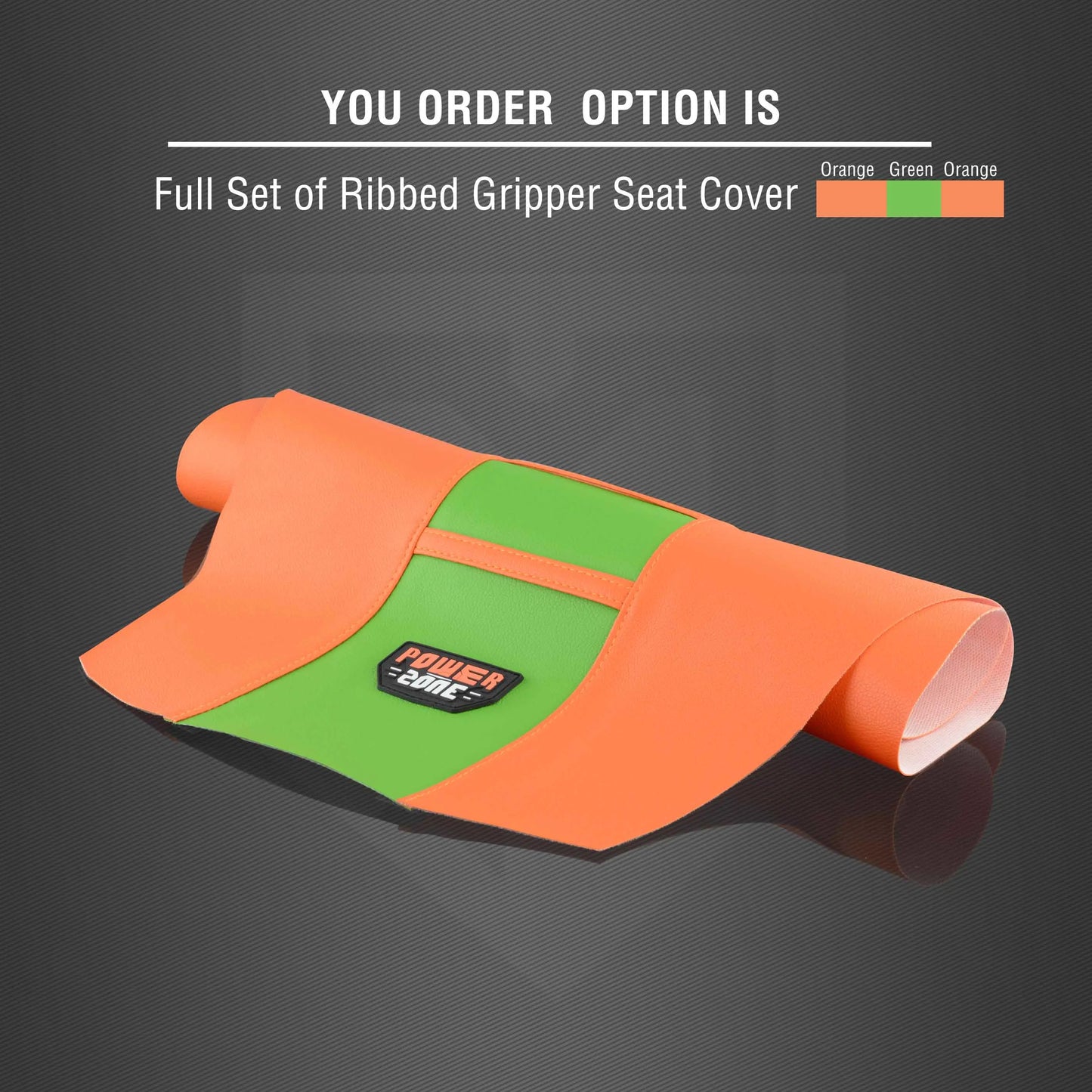 Motorcycle Pro Ribbed Rubber Artificial Leather Gripper Soft Seat Cover for HONDA YAMAHA SUZUKI KAWASAKI KTM Dirt Bike off Road