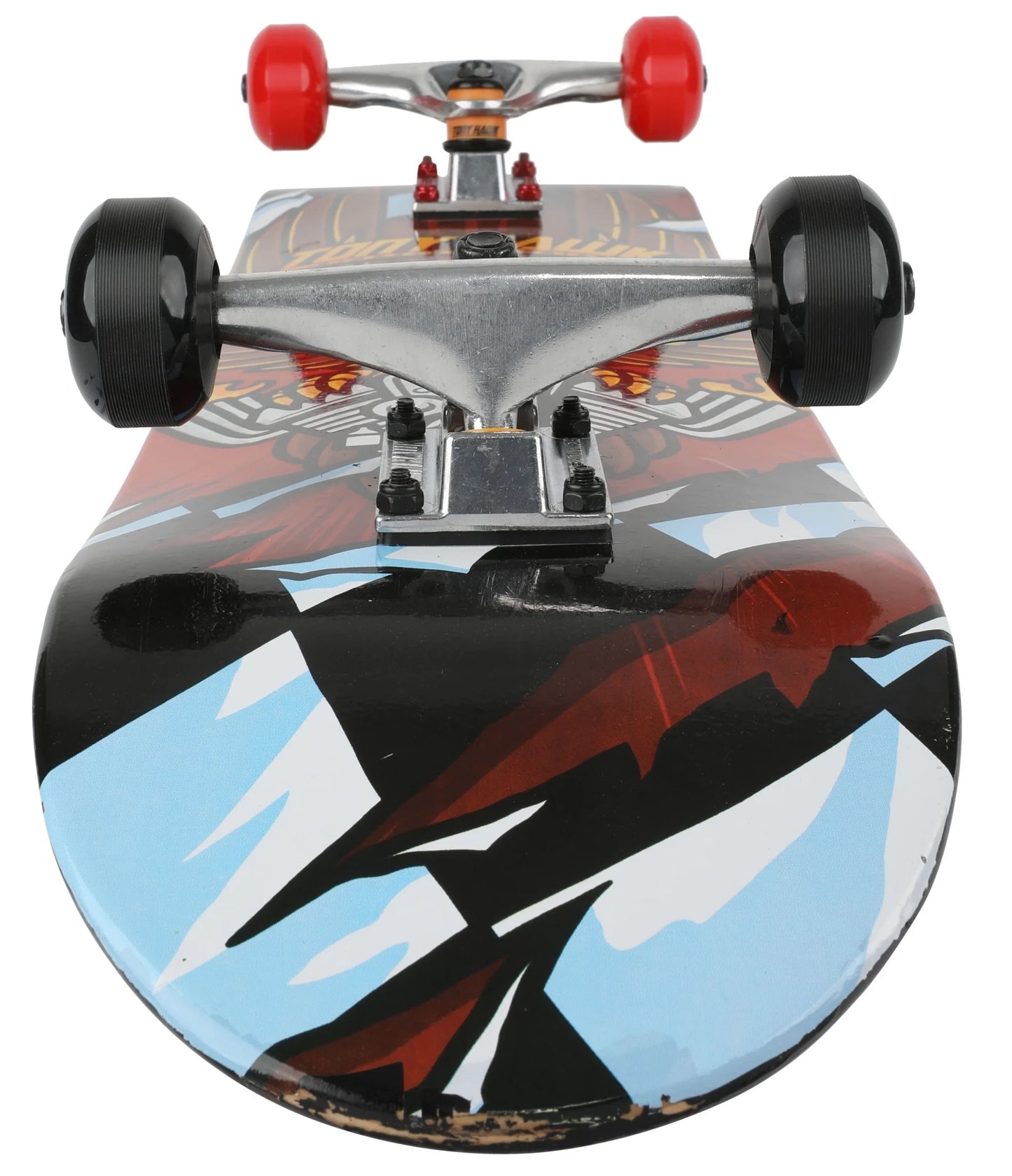31" Standard Popsicle Hawk Engine Metallic Complete Skateboard, 50 Mm Wheels