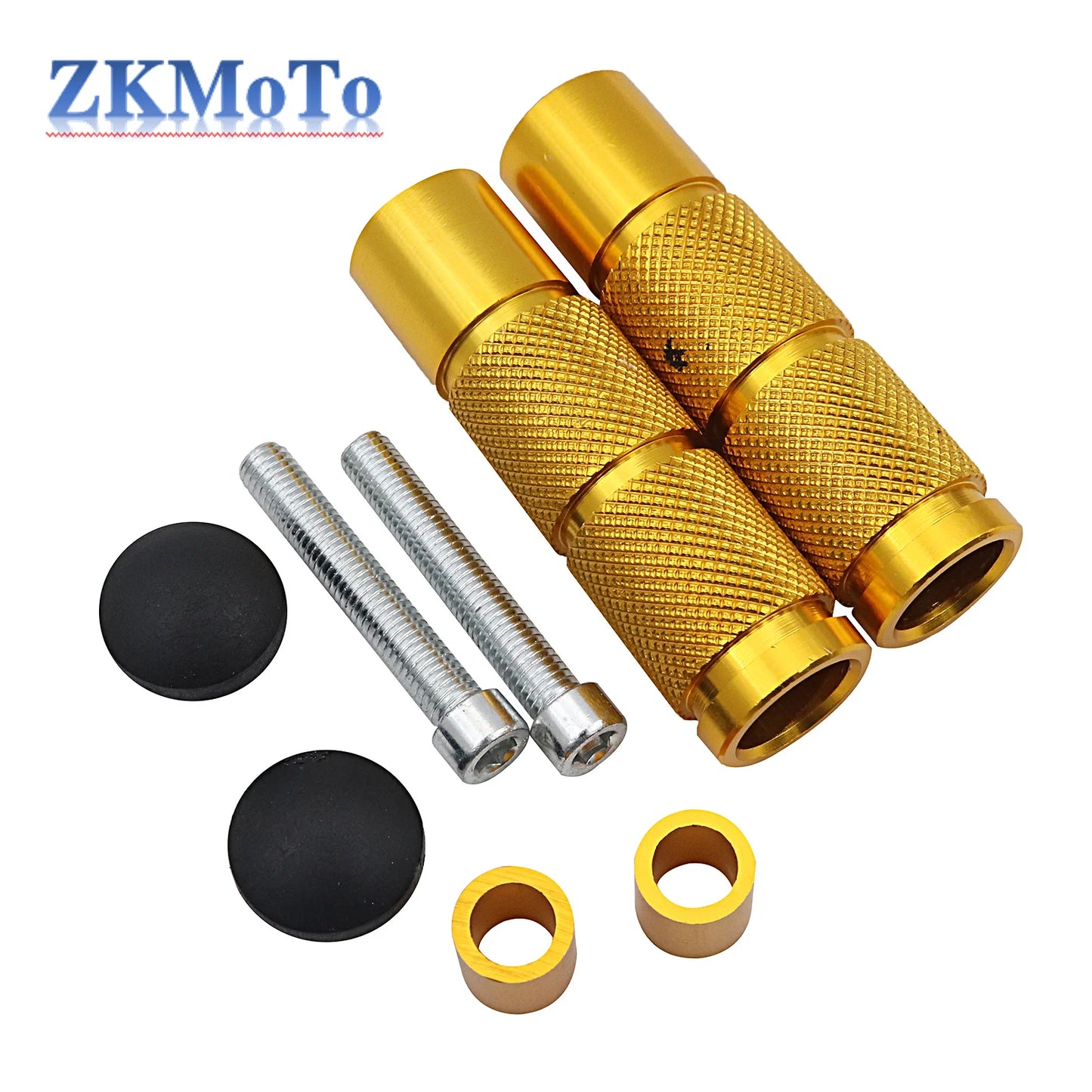 Motorcycle ATV Bike CNC Scooter Dirt Bike Aluminum M8 Footrests Foot Pegs Pedals for Honda Kawasaki Suzuki Yamaha KTM Universal