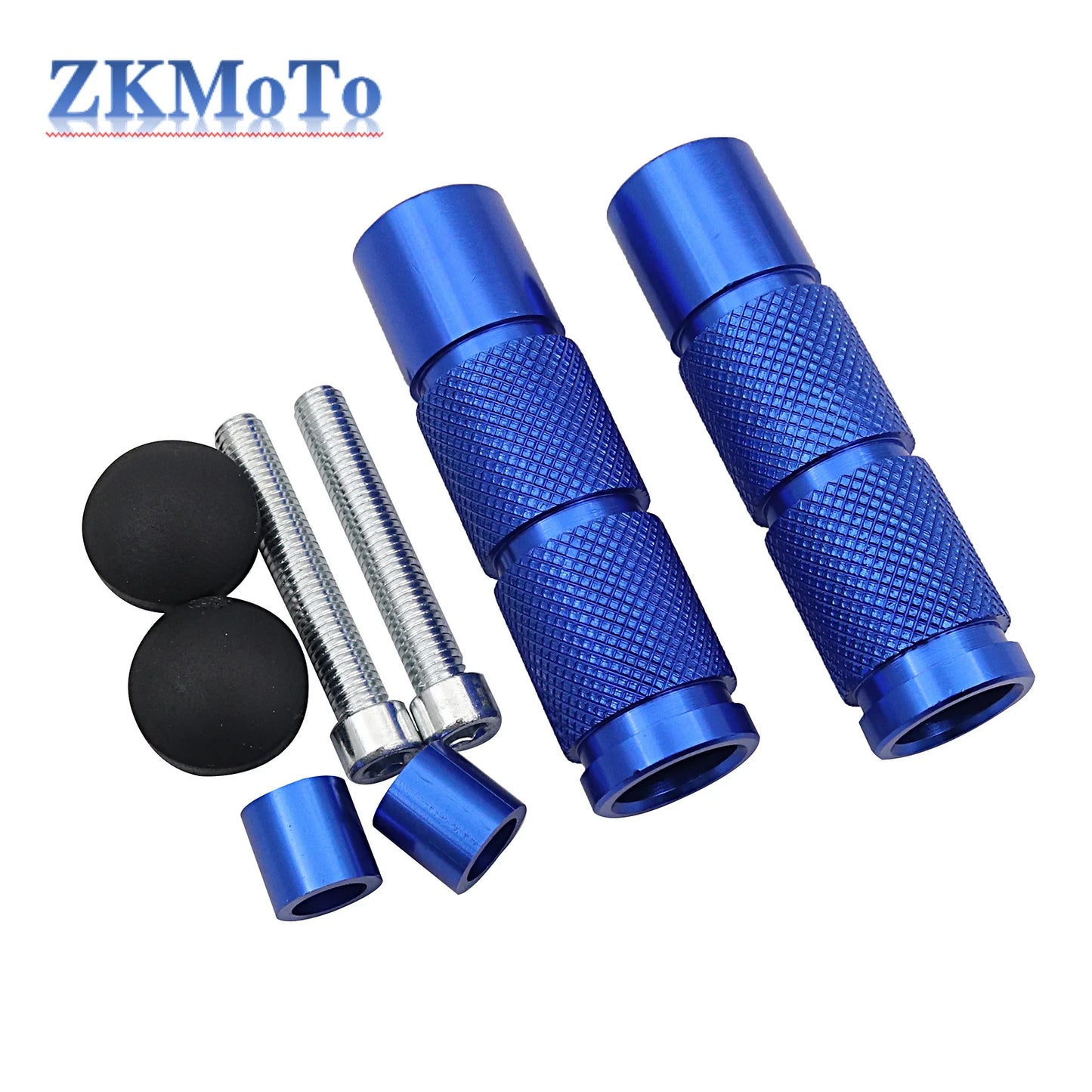 Motorcycle ATV Bike CNC Scooter Dirt Bike Aluminum M8 Footrests Foot Pegs Pedals for Honda Kawasaki Suzuki Yamaha KTM Universal