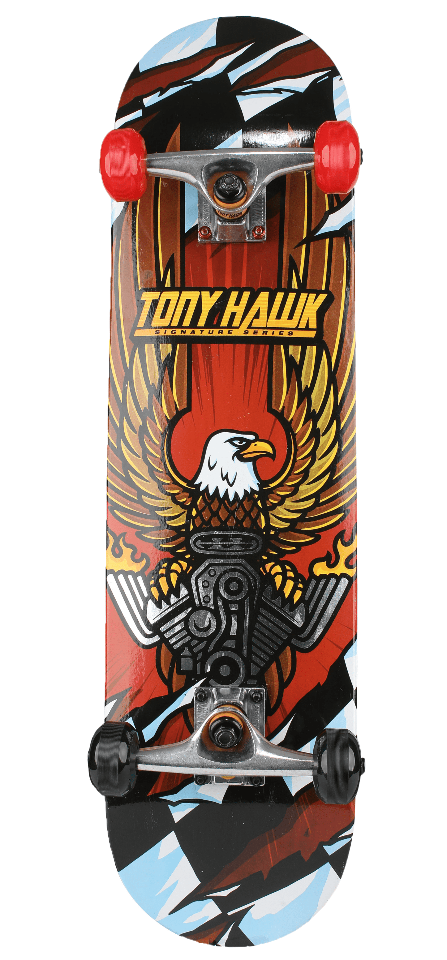 31" Standard Popsicle Hawk Engine Metallic Complete Skateboard, 50 Mm Wheels