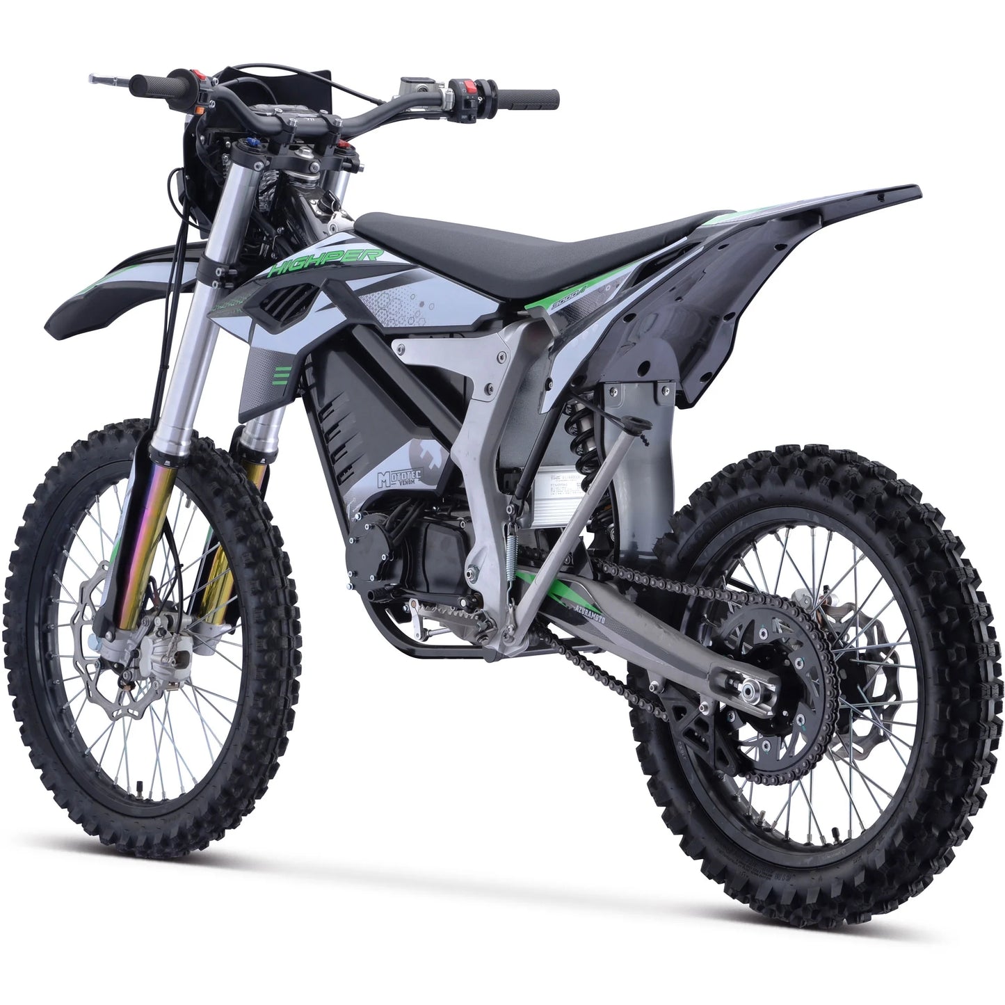 Venom 72V 12000W Electric Dirt Bike White