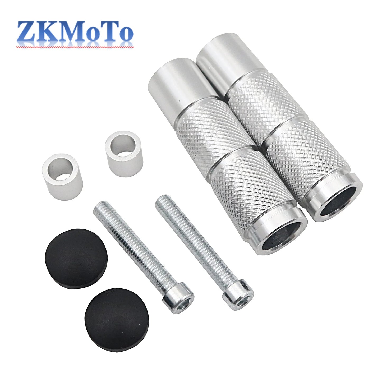 Motorcycle ATV Bike CNC Scooter Dirt Bike Aluminum M8 Footrests Foot Pegs Pedals for Honda Kawasaki Suzuki Yamaha KTM Universal